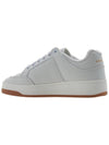 SL 61 Logo Signature Leather Low Top Sneakers White - SAINT LAURENT - BALAAN 4