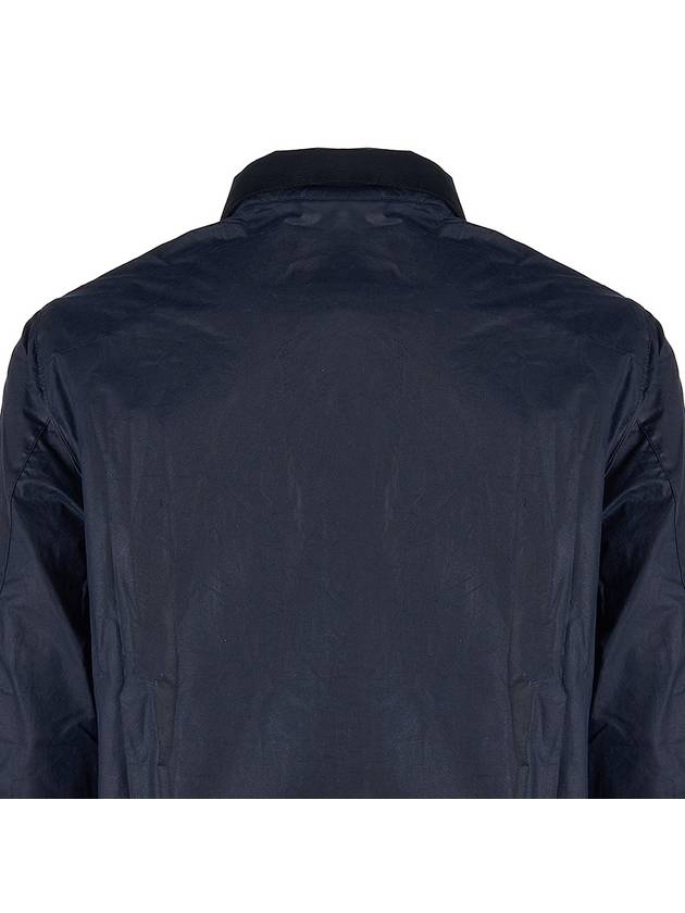 Edmound Wax Jacket Navy - BARBOUR - BALAAN 6