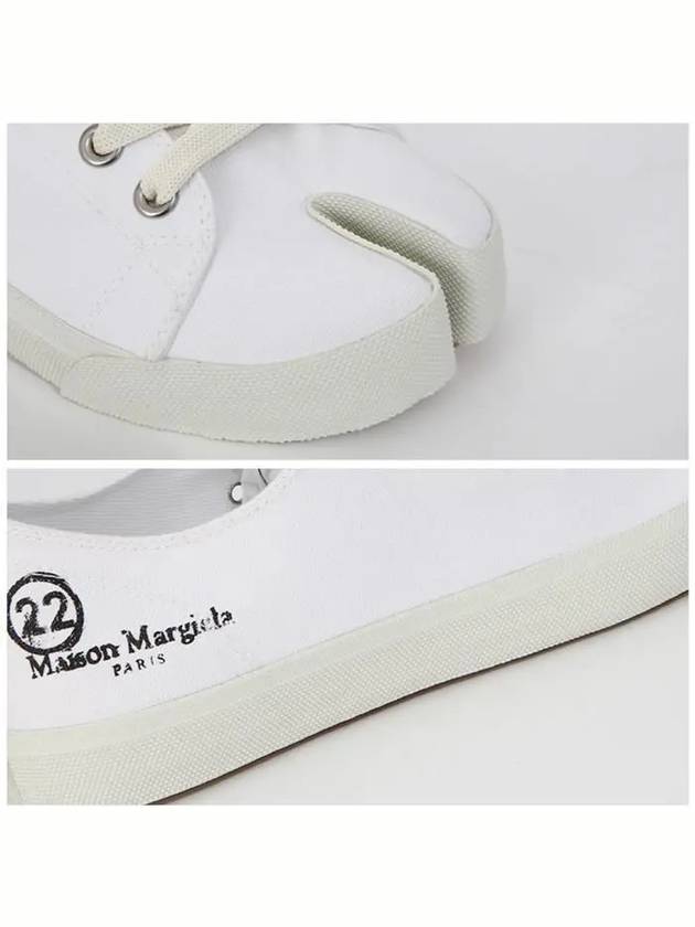 Tabi Canvas Low Top Sneakers White - MAISON MARGIELA - BALAAN 6