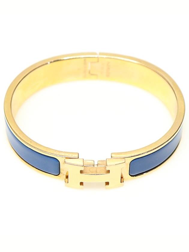 Blue Gold Click H Ash PM Women s Bracelet - HERMES - BALAAN 5