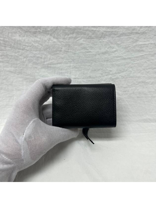 Neo Classic Mini 3-fold Bifold Wallet Black - BALENCIAGA - BALAAN.