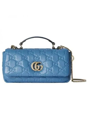 GG Milano Mini Tote Bag Blue - GUCCI - BALAAN 1