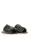 Men's Patch Mule Slippers Black - BOTTEGA VENETA - BALAAN 3