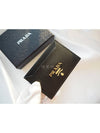 Vitello Gold Logo Card Wallet Black - PRADA - BALAAN 3