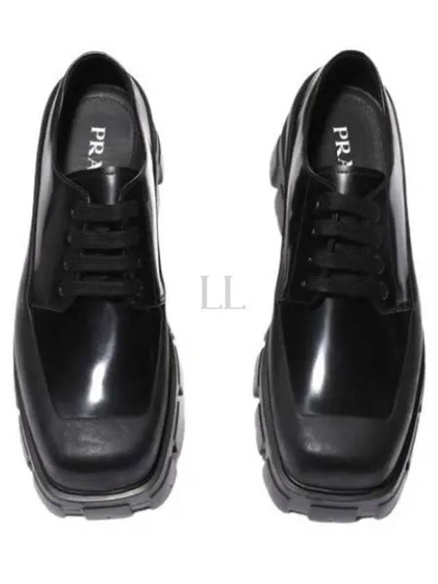 2EG411 F G 001 055 F0002 Brushed Derby Shoes - PRADA - BALAAN 1