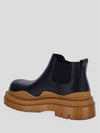 Tire Ankle Chelsea Boots Black Cognac - BOTTEGA VENETA - BALAAN 4