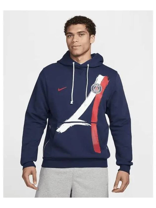 Paris Saint Germain Standard Issue Men s Dry Fit Soccer Pullover Hoodie FQ3218 410 676903 - NIKE - BALAAN 1