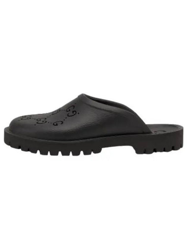 slip on sandals black - GUCCI - BALAAN 1