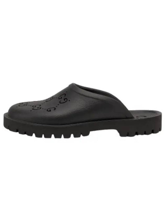slip on sandals black slippers - GUCCI - BALAAN 1