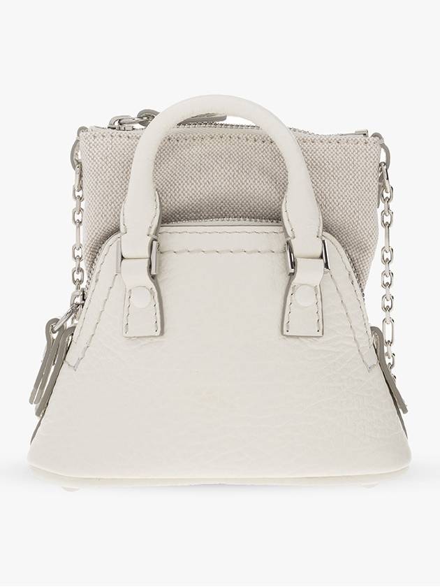 5AC Classic Baby Shoulder Bag Pale White - MAISON MARGIELA - BALAAN 4