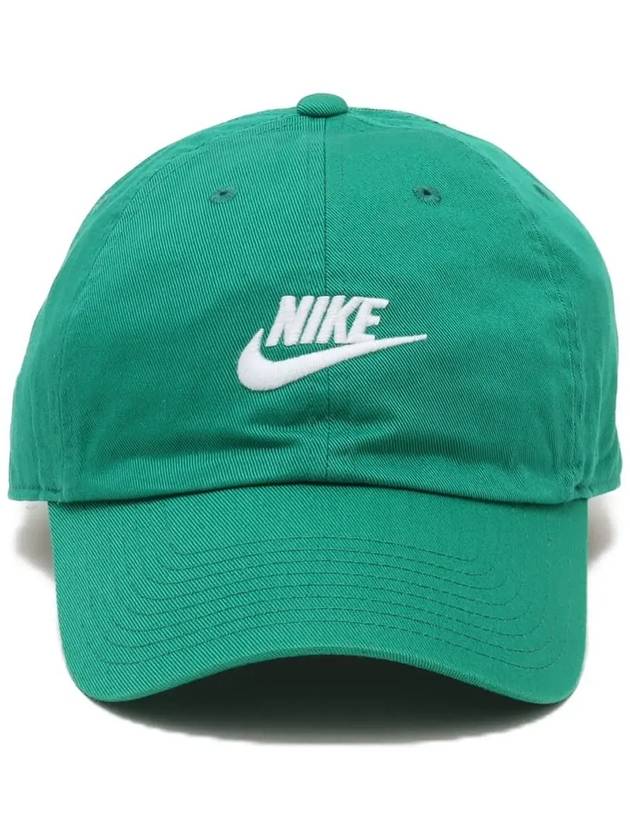 Club Unstructured Futura Washed Ball Cap Malachite - NIKE - BALAAN 3