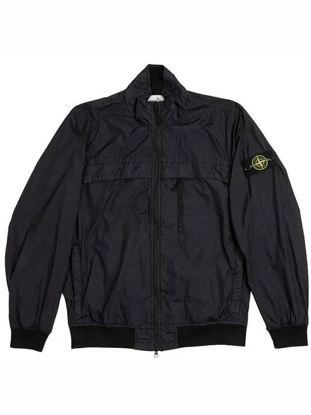 Garment Dyed Crinkle Reps R-Nylon Jacket Blue - STONE ISLAND - BALAAN 2