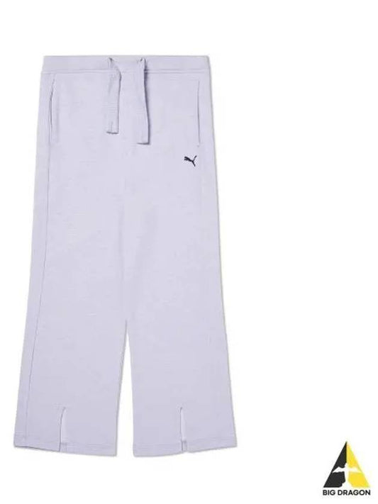 Studio Plastic Free French Terry Pants Lavender 523654 68 - PUMA - BALAAN 1