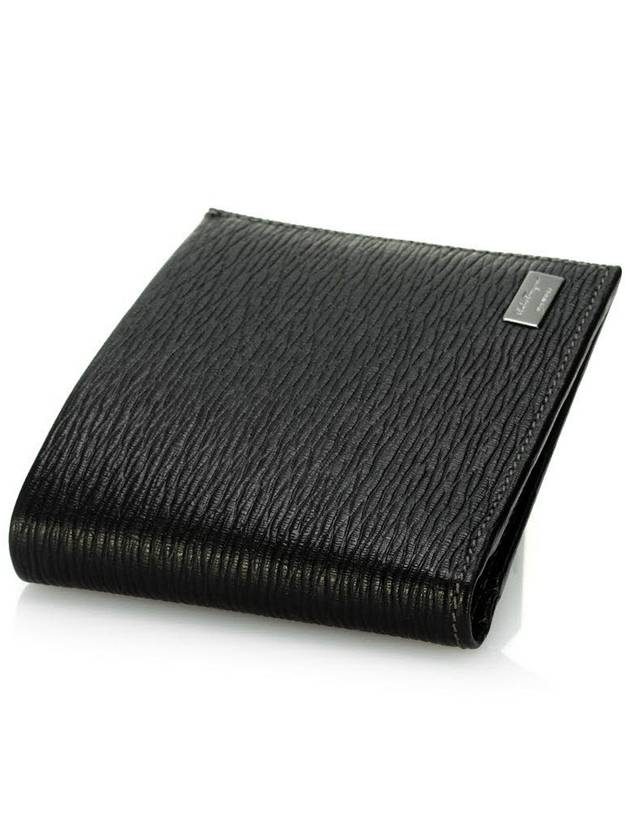 Men's Classic Logo Half Wallet Black - SALVATORE FERRAGAMO - BALAAN 9