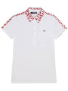 SS Golf Short Sleeve Collar Polo CARA POLO Leo Reflect Sunset - J.LINDEBERG - BALAAN 1