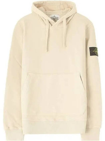 721564151 V0090 Wappen Hooded T Shirt Beige Men s TEO 271818 - STONE ISLAND - BALAAN 1