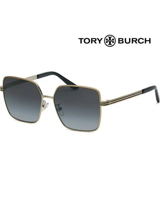 Sunglasses TY6087 32788G Women Square Gold - TORY BURCH - BALAAN 1