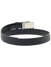 Saffiano Leather Belt Nero - PRADA - BALAAN 5