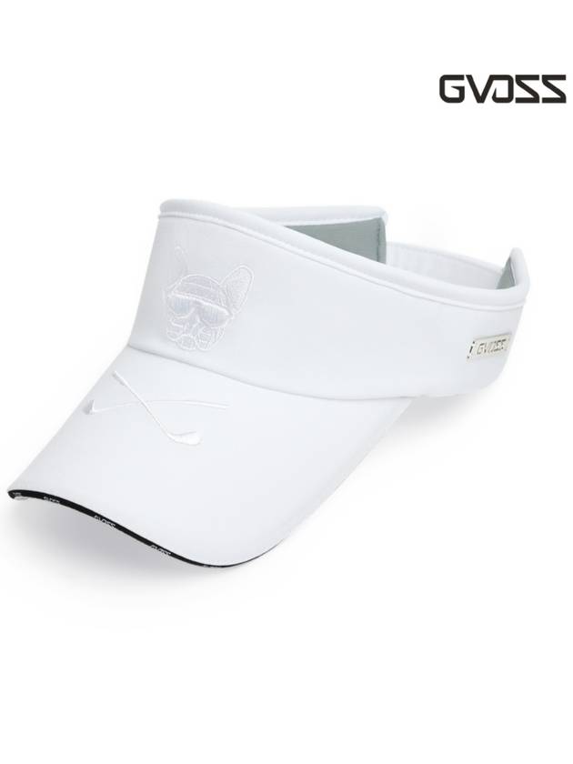 X Club Symbol Unisex White Golf Visor GVSV8SB02W - GVOSS - BALAAN 1