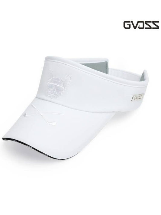 X Club Symbol White Big Golf Visor GVSV8SB02W - GVOSS - BALAAN 1