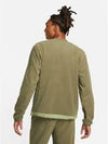 Fleece Winterized Crew Sweatshirt Olive - NIKE - BALAAN 4