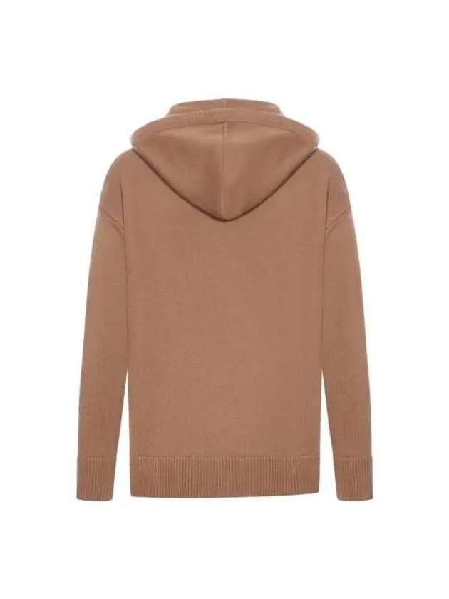 S Max Mara GORIZIA Wool Cashmere Hooded Knit 2429366103600002 CAMEL - MAX MARA - BALAAN 2