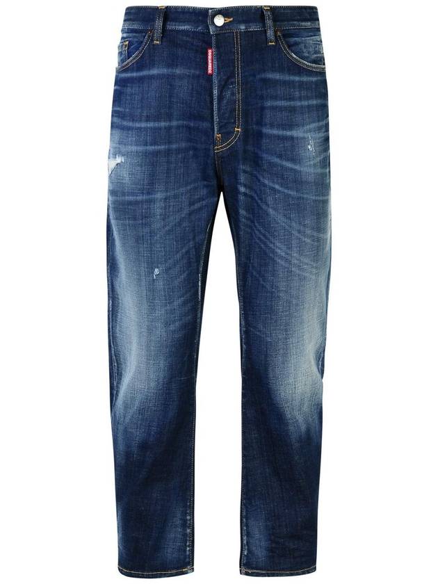 24FW Denim Straight Pants S74LB1576 S30342 470 BLUE - DSQUARED2 - BALAAN 2