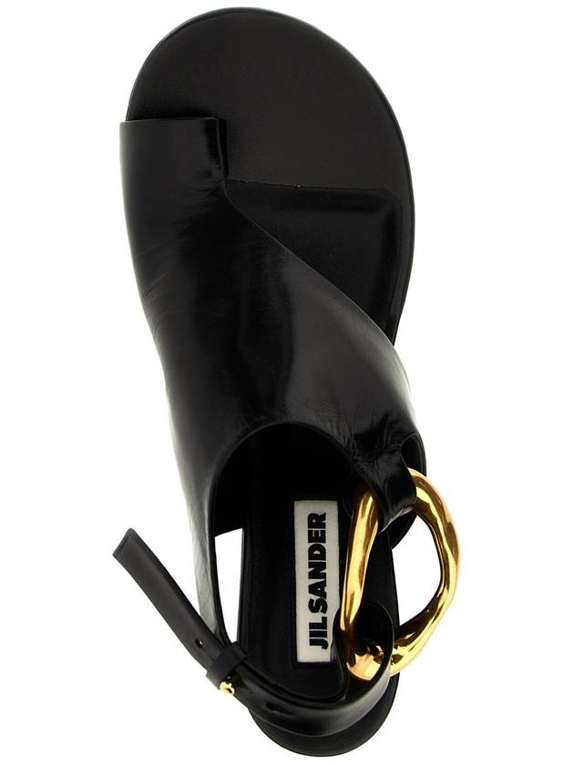 leather open toe sandals J15WP0126P2958 - JIL SANDER - BALAAN 5