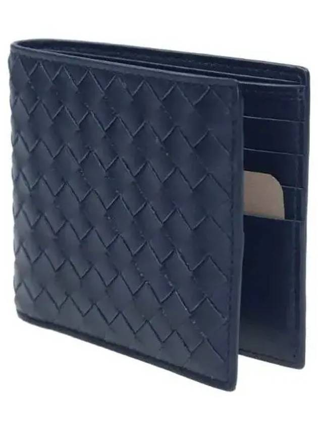 Intrecciato Weaving Half Wallet Navy - BOTTEGA VENETA - BALAAN 2