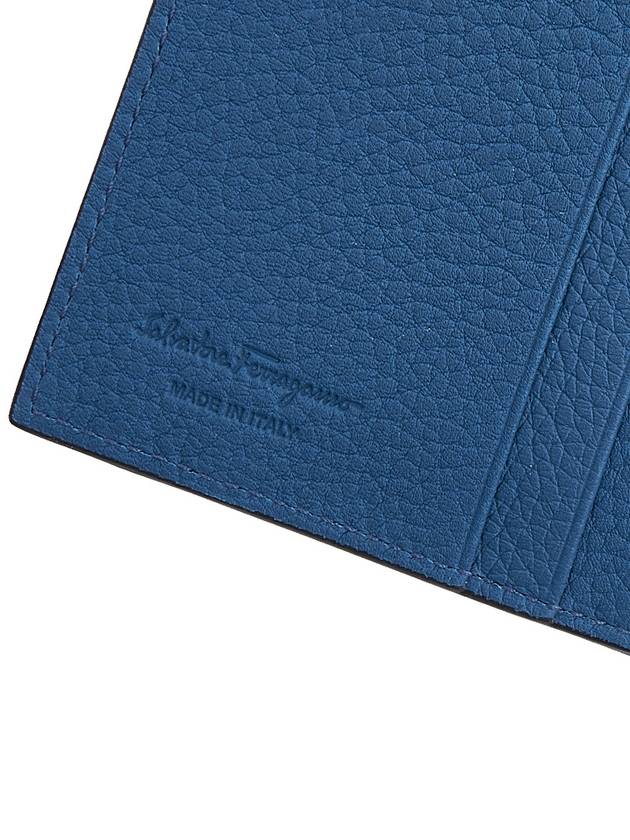 Gancini Card Wallet Denim - SALVATORE FERRAGAMO - BALAAN 10