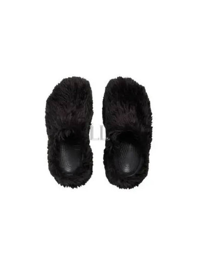 Fake Fur Mule Black - BALENCIAGA - BALAAN 2