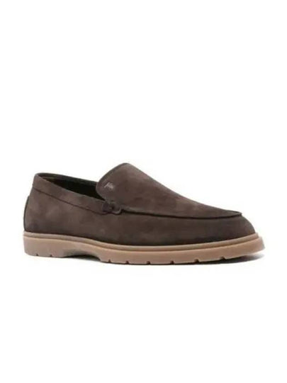 Suede Slipper Loafers Brown - TOD'S - BALAAN 2