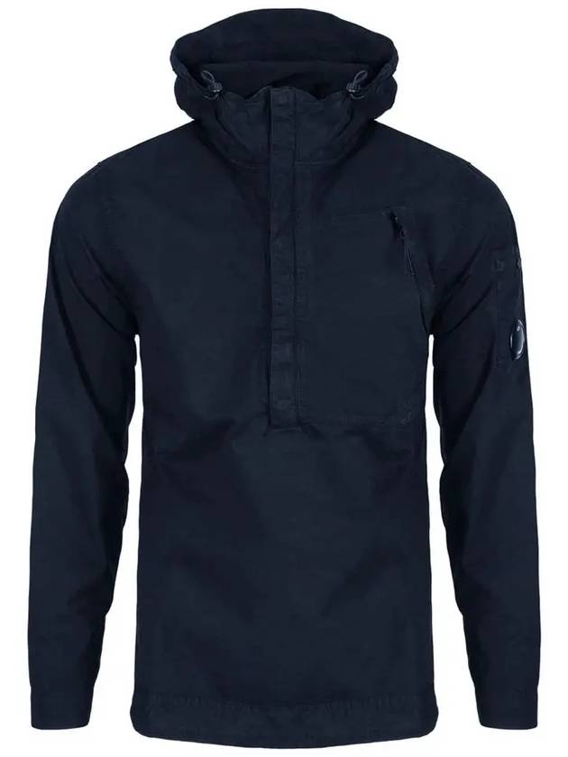 Lens Wappen Gabardine Anorak Navy - CP COMPANY - BALAAN 2