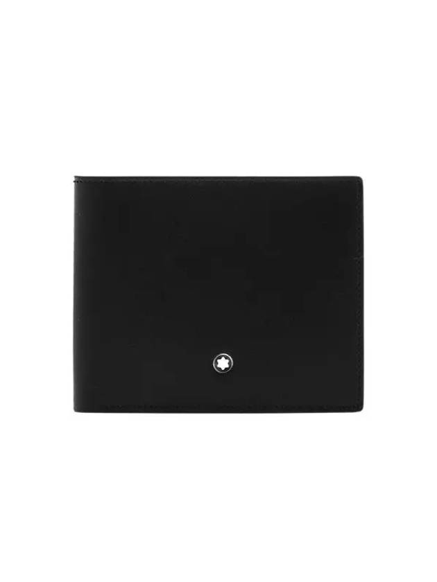 Meisterstuck Leather Half Wallet Black - MONTBLANC - BALAAN 4