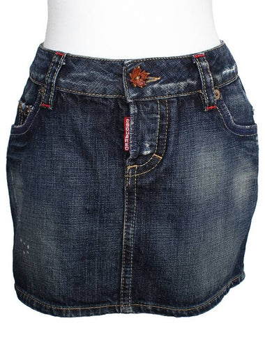 denim miniskirt 55 - DSQUARED2 - BALAAN 1