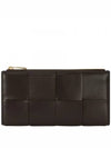 Intrecciato Zipper Long Wallet Fondente - BOTTEGA VENETA - BALAAN 2