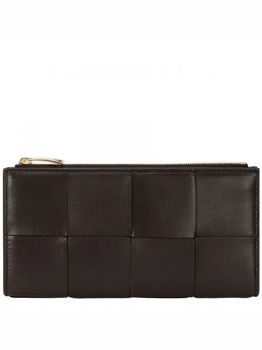 Bifold Zipper Long Wallet Fondente - BOTTEGA VENETA - BALAAN 2