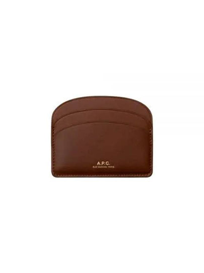 Demi Lune Card Wallet Brown - A.P.C. - BALAAN 2