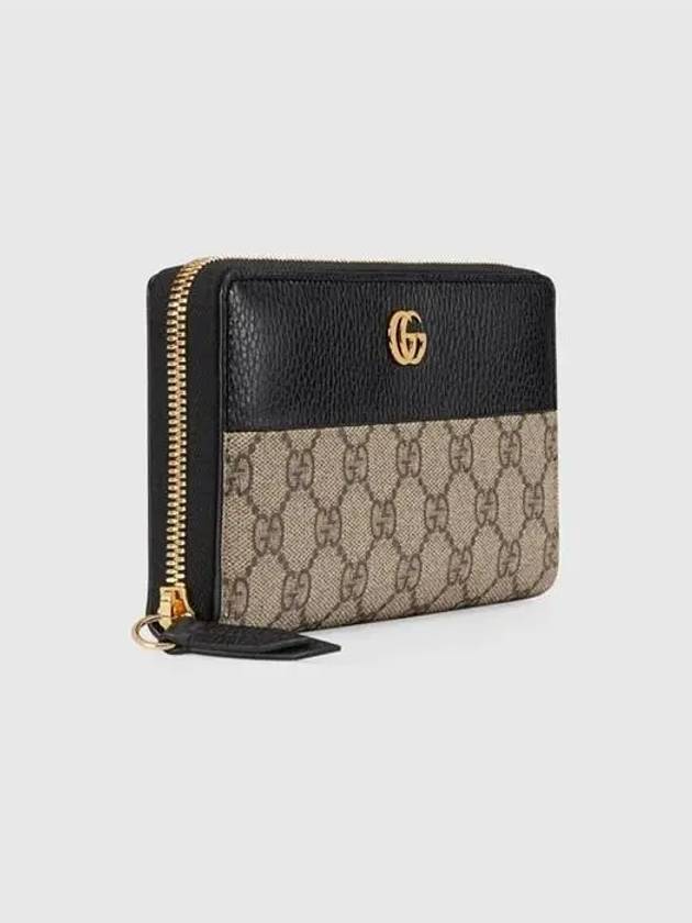 GG Marmont Zipper Long Wallet Black - GUCCI - BALAAN 5