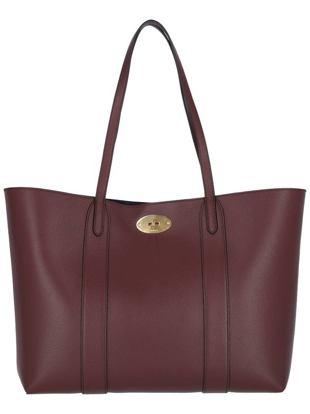 Bayswater Classic Grain Small Tote Bag Oxblood - MULBERRY - BALAAN 2