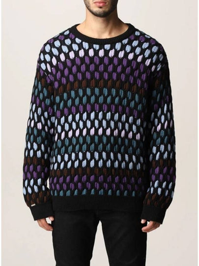 Men's Color Block Crew Neck Knit Top - KOCHE - BALAAN 2