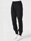 Women's Logo Patch Casual Jogger Track Pants Black - MOOSE KNUCKLES - BALAAN 3