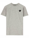 YZ-T006-051-1 Wappen Round Short Sleeve T-Shirt Gray Men's T-Shirt TEO - COMME DES GARCONS - BALAAN 1