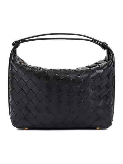 Intrecciato Small Leather Shoulder Bag Black - BOTTEGA VENETA - BALAAN 2