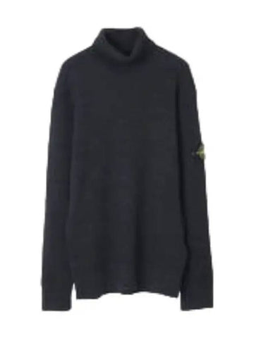 Full rib wool turtleneck knit regular fit men - STONE ISLAND - BALAAN 1