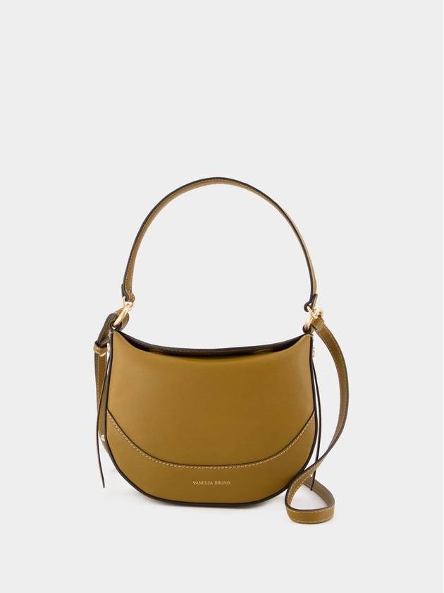 Mini Daily Bag Crossbody - Vanessa Bruno - Leather - Brown - VANESSA BRUNO - BALAAN 1