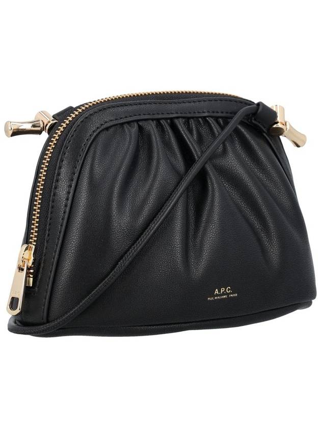 Ninon Small Drawstring Cross Bag Black - A.P.C. - BALAAN 3