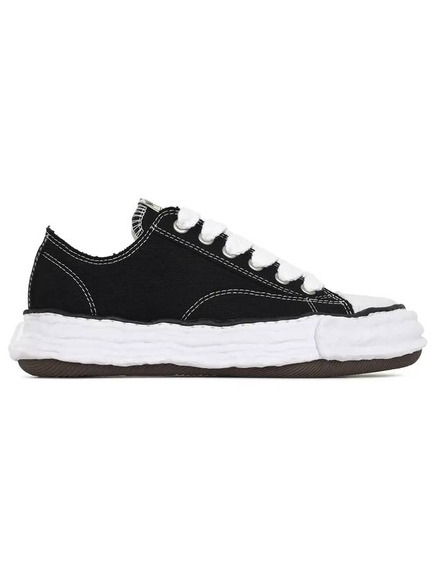 Peterson23 OG Sole Canvas Low Top Sneakers Black - MAISON MIHARA YASUHIRO - BALAAN 1