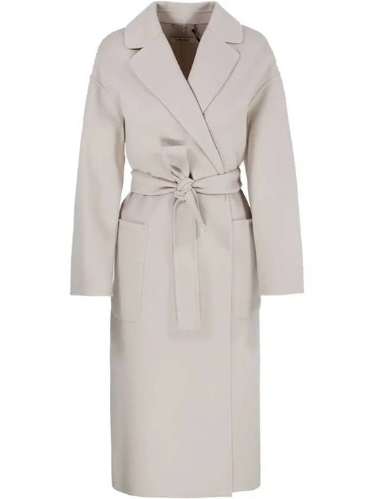 Nina NINA belted wool long coat sand 2390110331 099 - MAX MARA - BALAAN 2