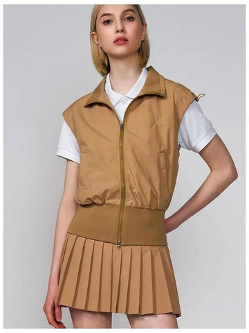 Logo Banding Pleated Skirt Women s Golf NUESFSK113BE - LENUCU - BALAAN 1